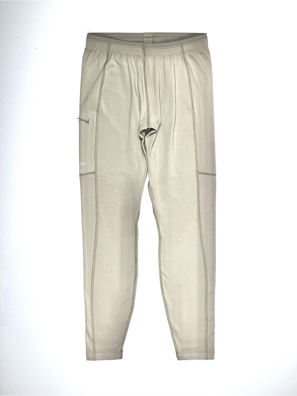 Arc'teryx Rho LT Base Layer Bottoms - Men's Size Medium - Khaki Technical Pants